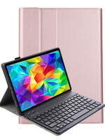 LUQ LUQ Samsung Galaxy Tab 10.1 2019 Toetsenbordhoes Met Screenprotector - Rose Goud