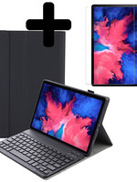 LUQ LUQ Lenovo P11 Plus Toetsenbordhoes Met Screenprotector - Zwart