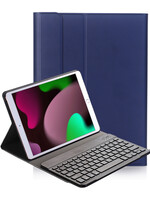 LUQ LUQ iPad 10.2 2020 Toetsenbordhoes - Donkerblauw