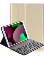 LUQ LUQ iPad 10.2 2021 Toetsenbordhoes - Goud