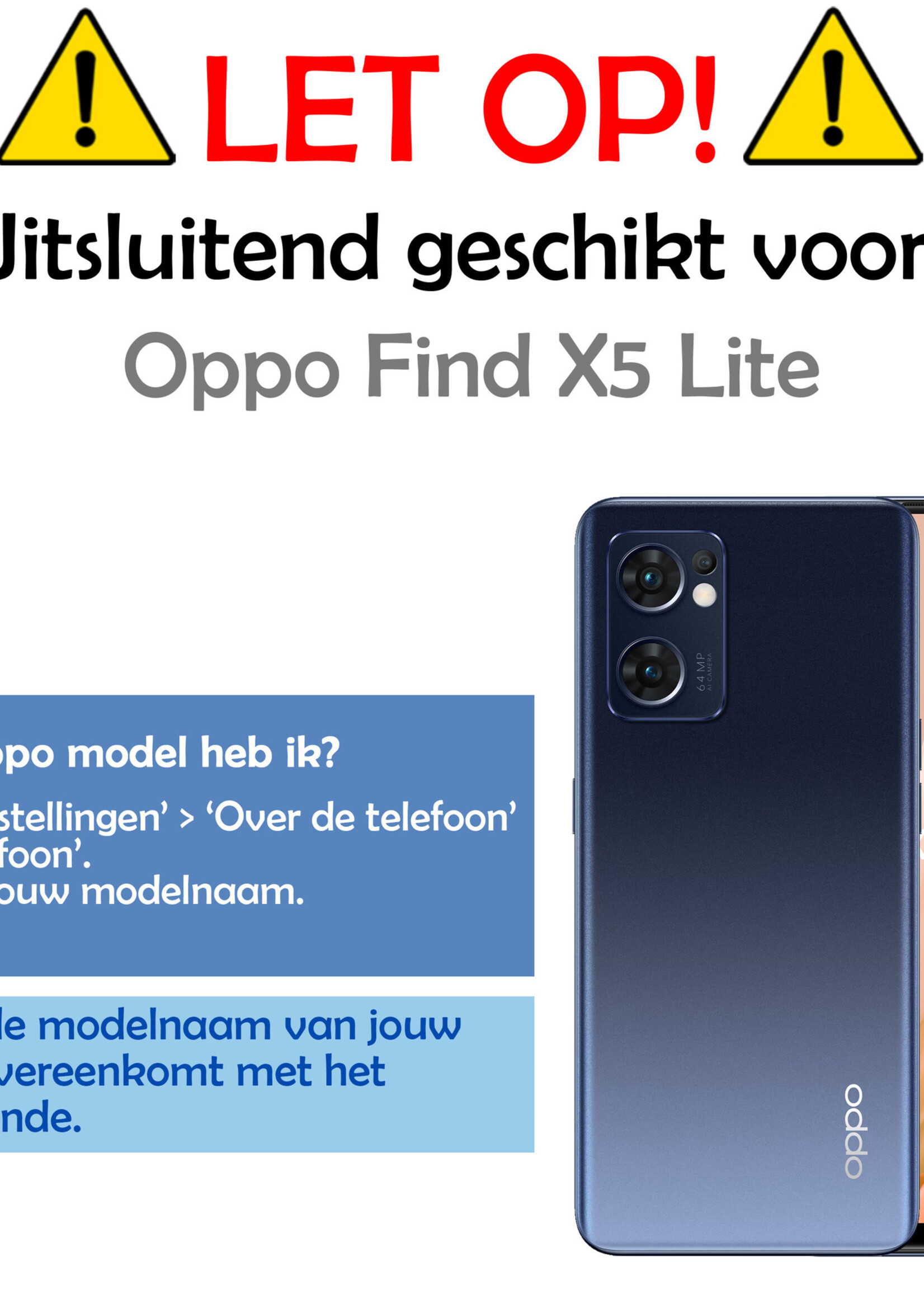 OPPO Find X5 Lite Hoesje Cover Siliconen Back Case - OPPO Find X5 Lite Hoes - Lila - 2 Stuks
