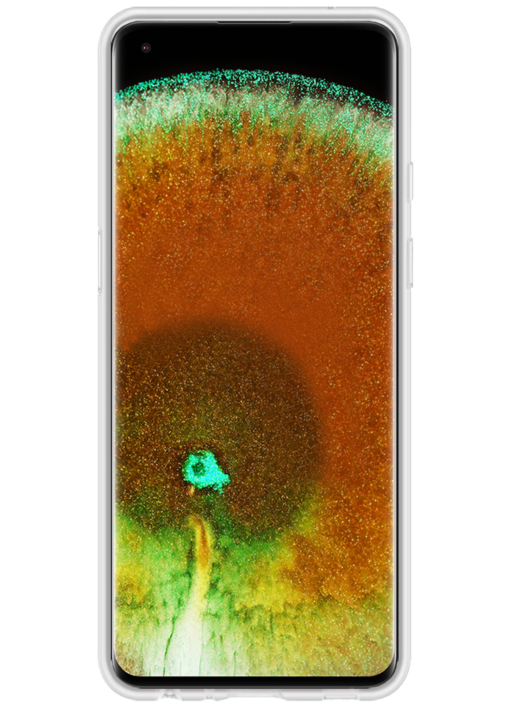 LUQ Hoesje Geschikt voor OPPO Find X5 Pro Hoesje Siliconen Case - Hoes Geschikt voor OPPO X5 Pro Hoes Siliconen - Transparant