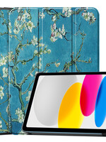 LUQ LUQ iPad 10 2022 Hoesje - Bloesem