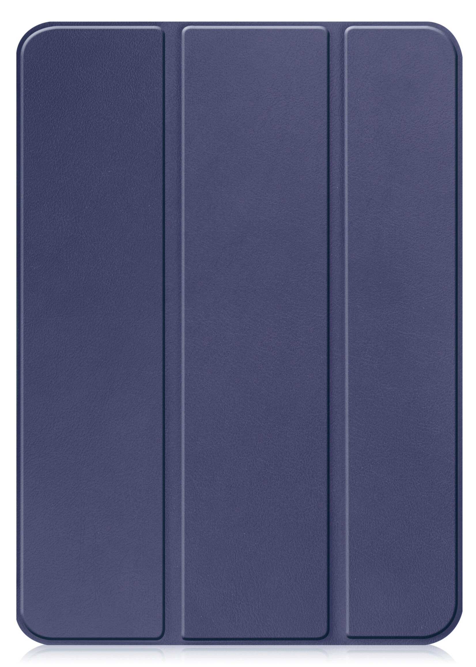 Hoes Geschikt voor iPad 2022 Hoes Luxe Hoesje Book Case - Hoesje Geschikt voor iPad 10 Hoes Cover - Donkerblauw