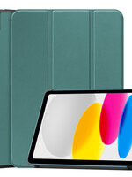 LUQ LUQ iPad 10 2022 Hoesje - Donkergroen