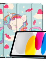 LUQ LUQ iPad 10 2022 Hoesje - Eenhoorn