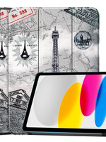 LUQ iPad 10 2022 Hoesje - Eiffeltoren