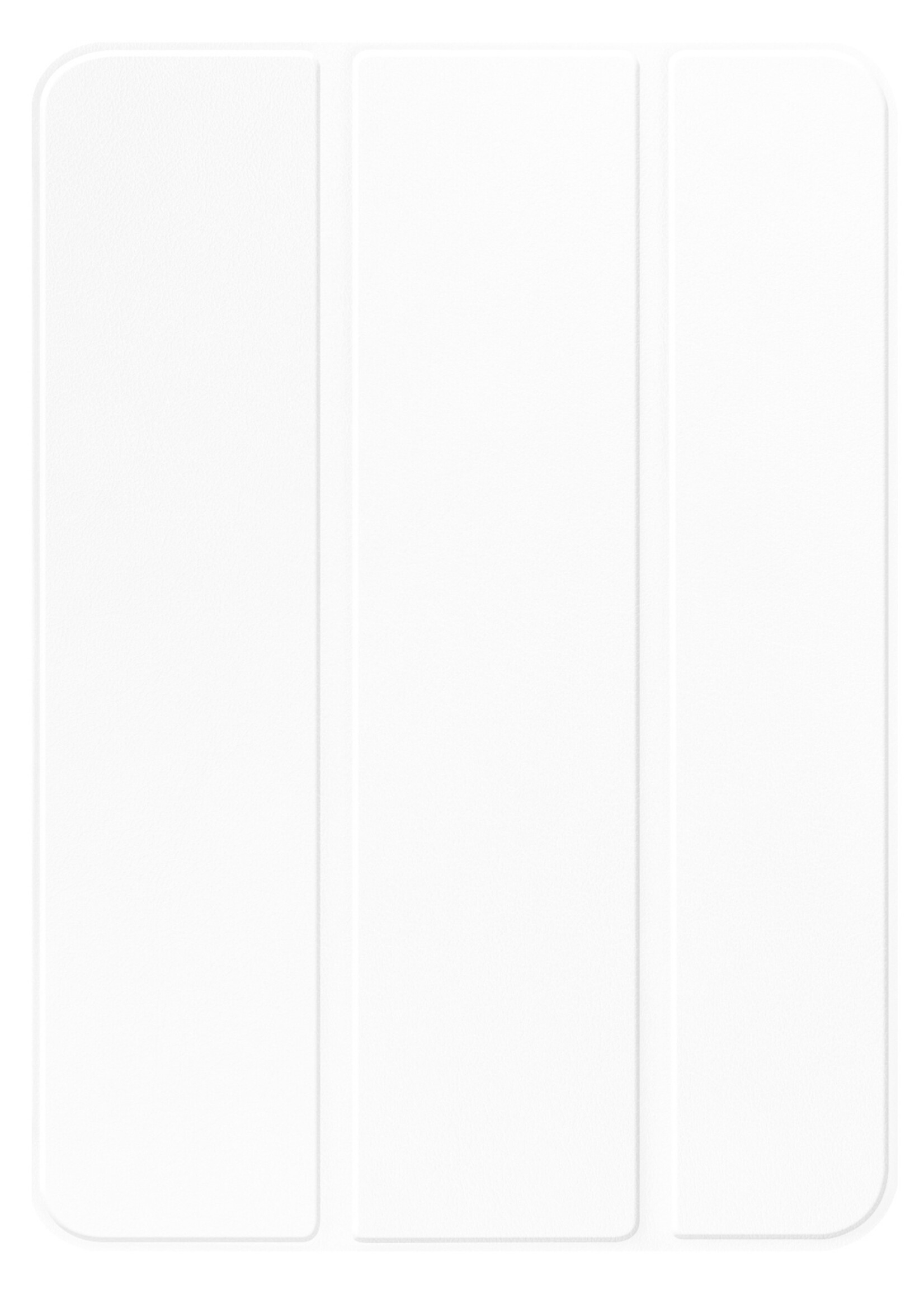 LUQ Hoes Geschikt voor iPad 2022 Hoes Luxe Hoesje Book Case Met Screenprotector - Hoesje Geschikt voor iPad 10 Hoes Cover - Wit