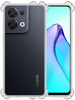 LUQ LUQ Oppo Reno8 Hoesje Shockproof - Transparant