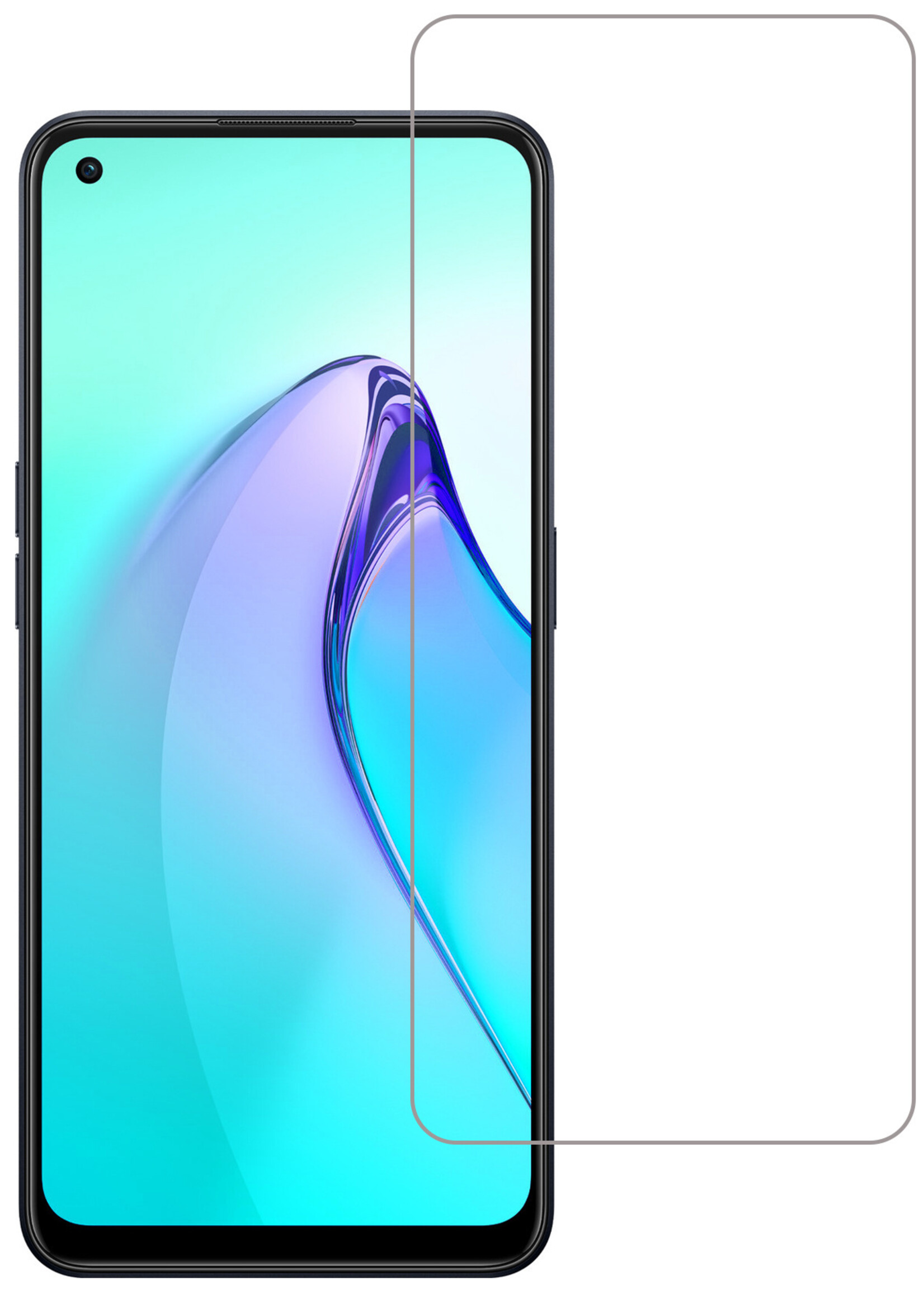 LUQ Screenprotector Geschikt voor OPPO Reno 8 Screenprotector Beschermglas Gehard Glas - Screenprotector Geschikt voor OPPO Reno 8 Screenprotector Glas