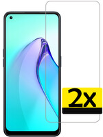 LUQ LUQ Oppo Reno8 Pro Screenprotector Glas - 2 PACK