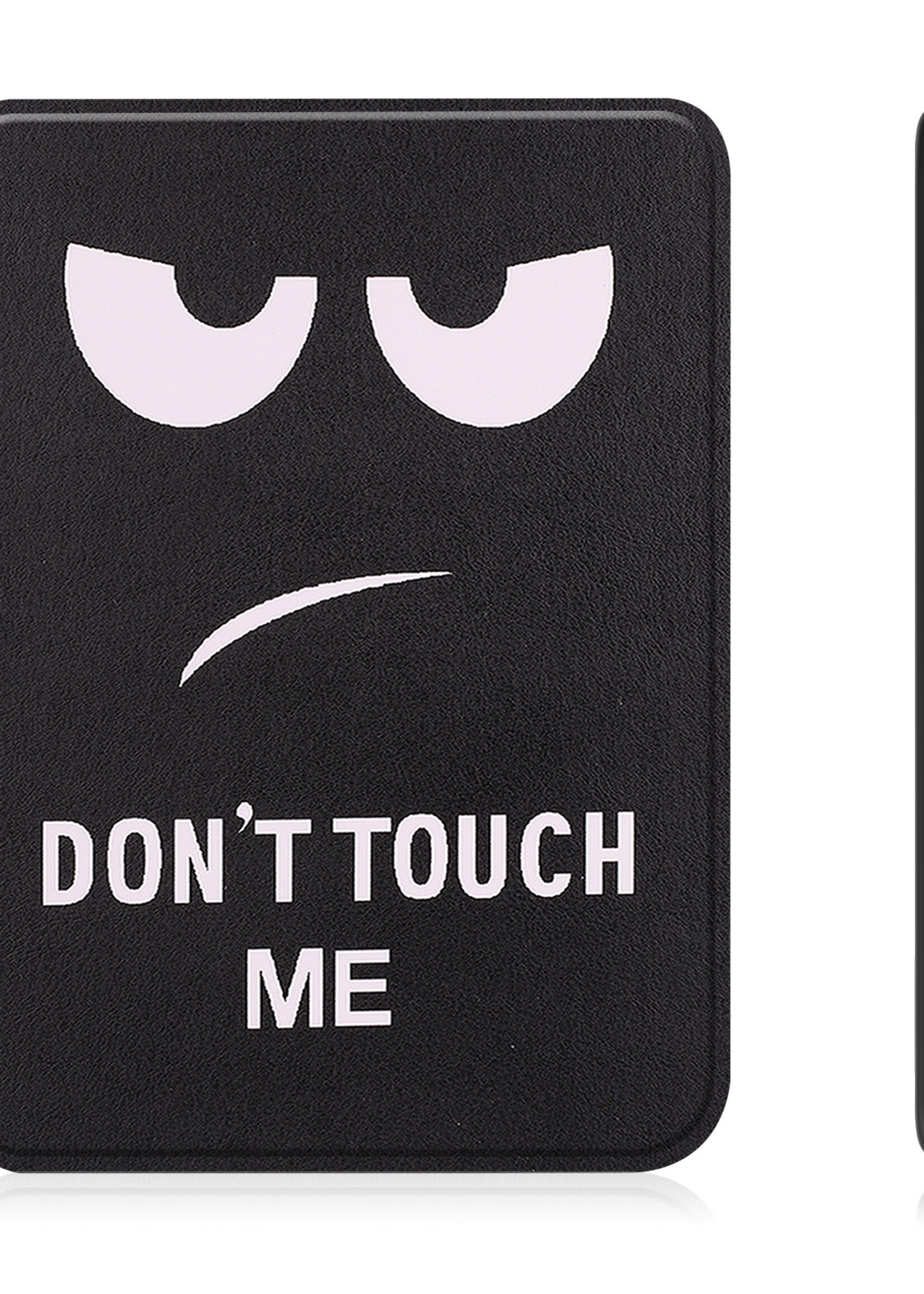 LUQ Hoesje Geschikt voor Kobo Clara 2E Hoes Bescherm Hoesje Case Luxe Sleep Cover - Don't Touch Me
