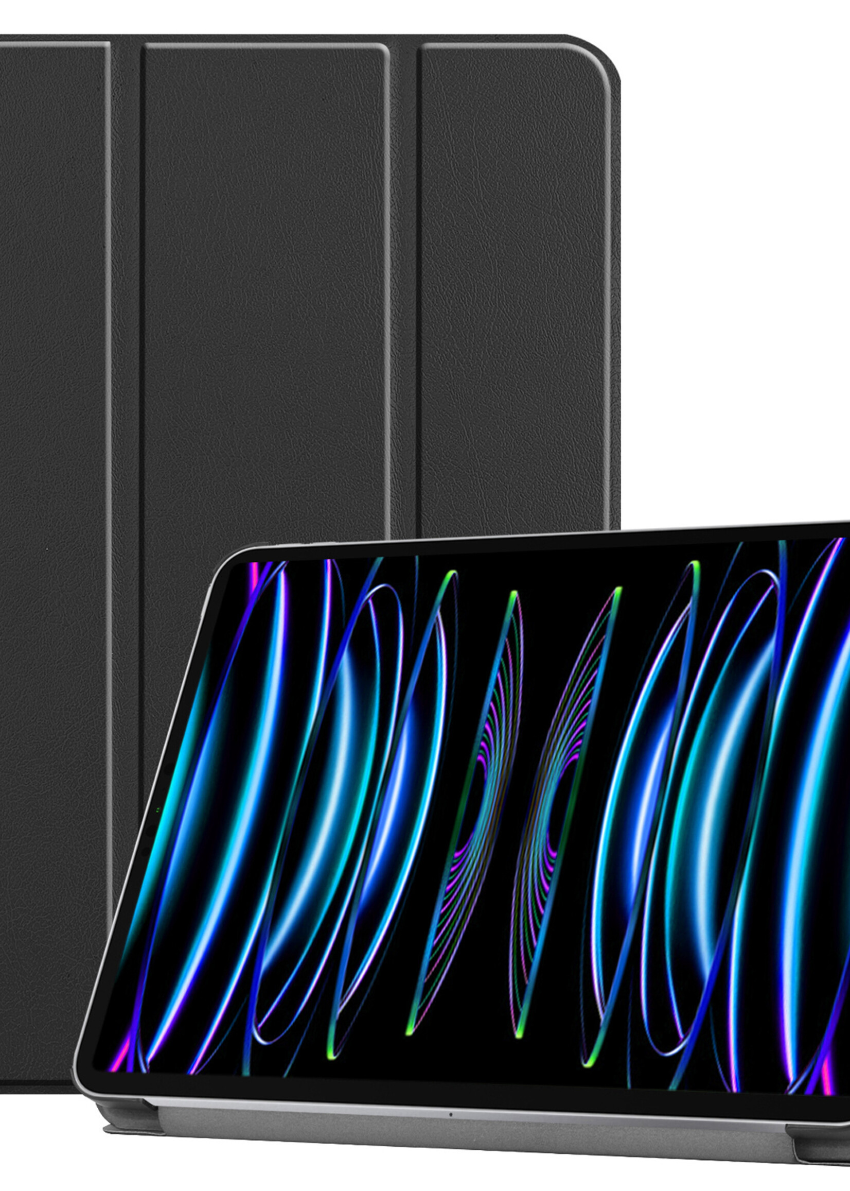 LUQ LUQ iPad Pro 12.9 inch (2022) Hoesje - Zwart