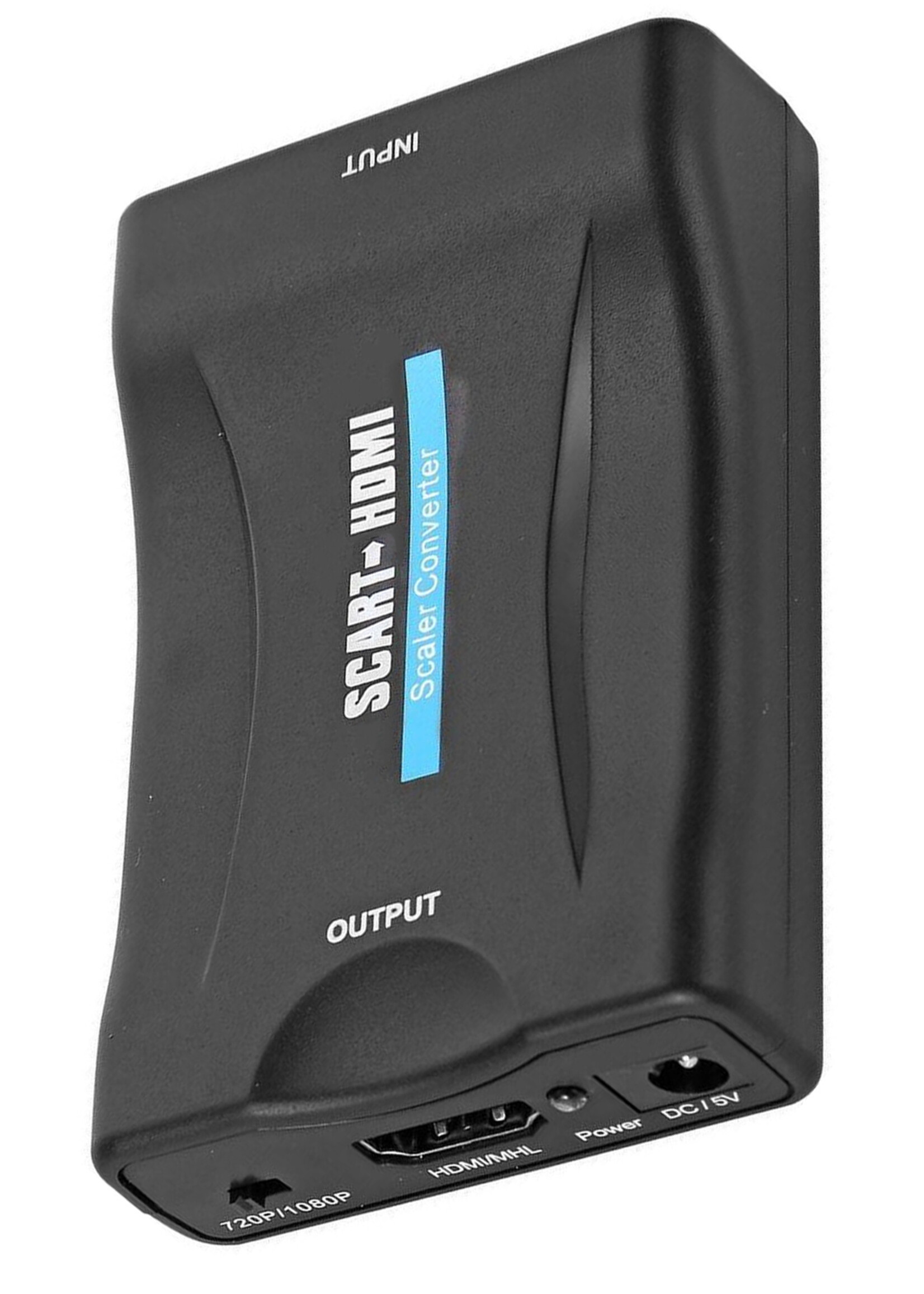 LUQ Scart Naar HDMI Kabel 1080p Converter - Scart Naar HDMI Converter HD - Zwart