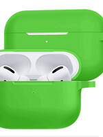 LUQ LUQ Siliconen Bescherm Hoes Voor Apple AirPods Pro Case Hoesje - Groen