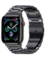 LUQ LUQ Apple Watch Bandje Metaal (42/44/45 mm) - Zwart