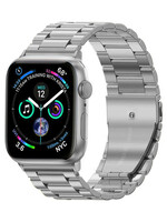 LUQ LUQ Apple Watch Bandje Metaal (42/44/45 mm) - Zilver