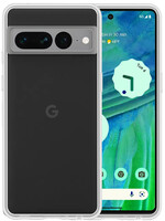 LUQ LUQ Google Pixel 7 Pro Hoesje Siliconen - Transparant