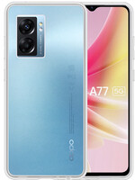 LUQ LUQ OPPO A77 Hoesje Siliconen - Transparant