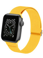 LUQ LUQ Apple Watch Bandje Stof Verstelbaar (42/44/45 mm) - Geel