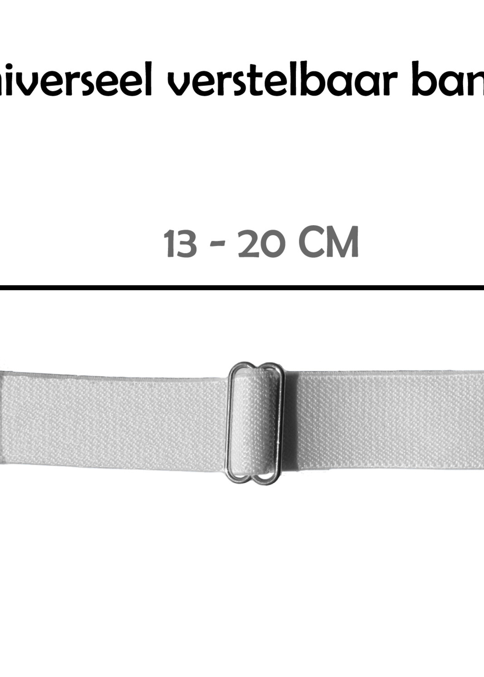 LUQ Horloge Bandje Geschikt voor Apple Watch 42/44/45 mm Bandje Nylon Polsband - Stoffen Bandje Geschikt voor Apple Watch 1-8 / SE (42/44/45 mm) Bandje - Wit