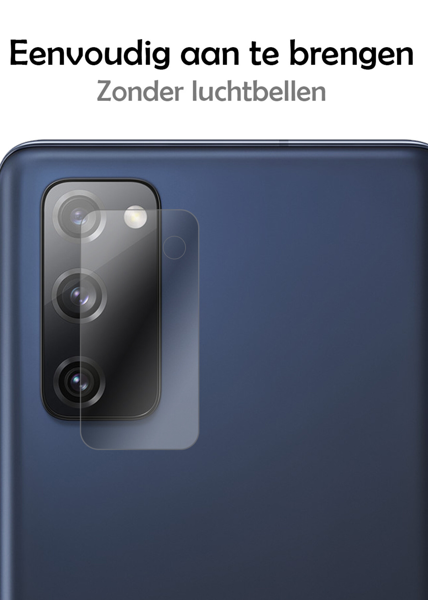 LUQ Screenprotector Geschikt voor Samsung S20 FE Camera Screenprotector Tempered Glass - Screenprotector Geschikt voor Samsung Galaxy S20 FE Screenprotector Camera Screenprotector - 2 Stuks