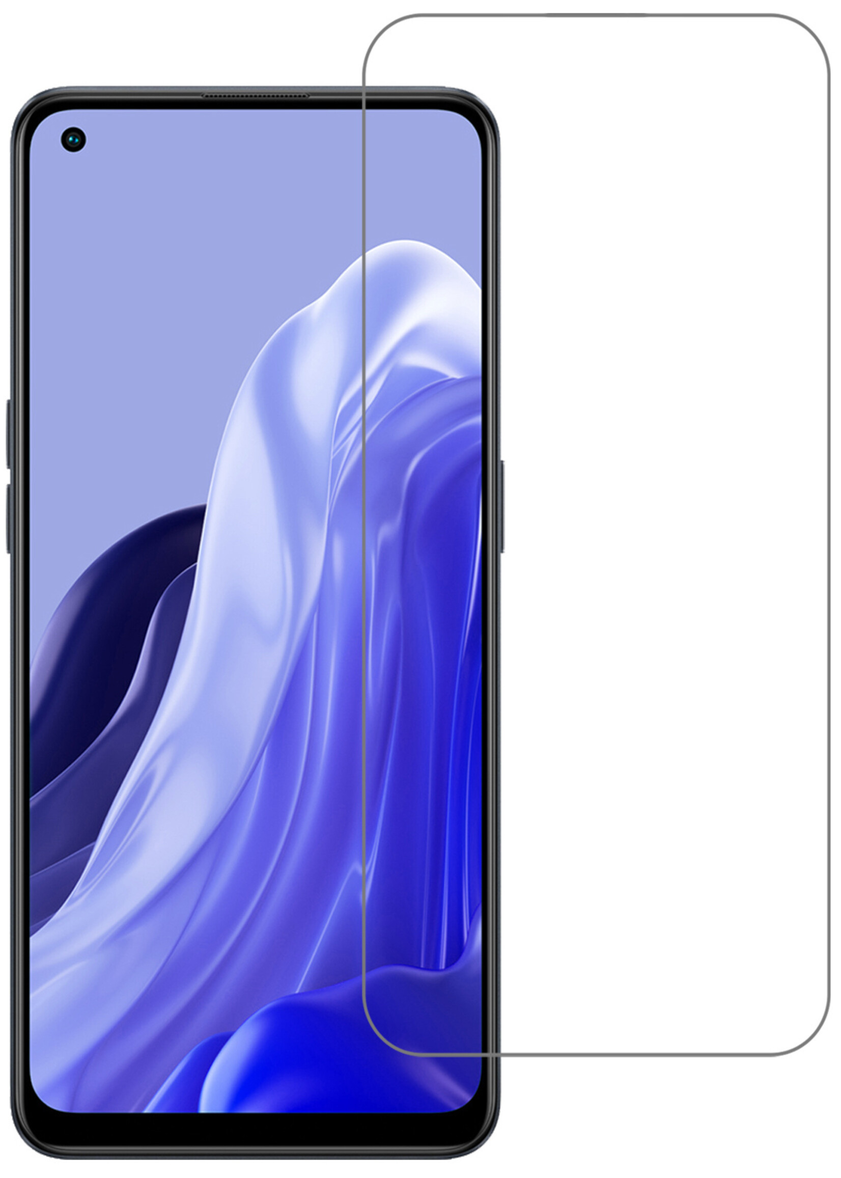 LUQ Screenprotector Geschikt voor OPPO Reno 7 Screenprotector Beschermglas Gehard Glas - Screenprotector Geschikt voor OPPO Reno 7 Screenprotector Glas