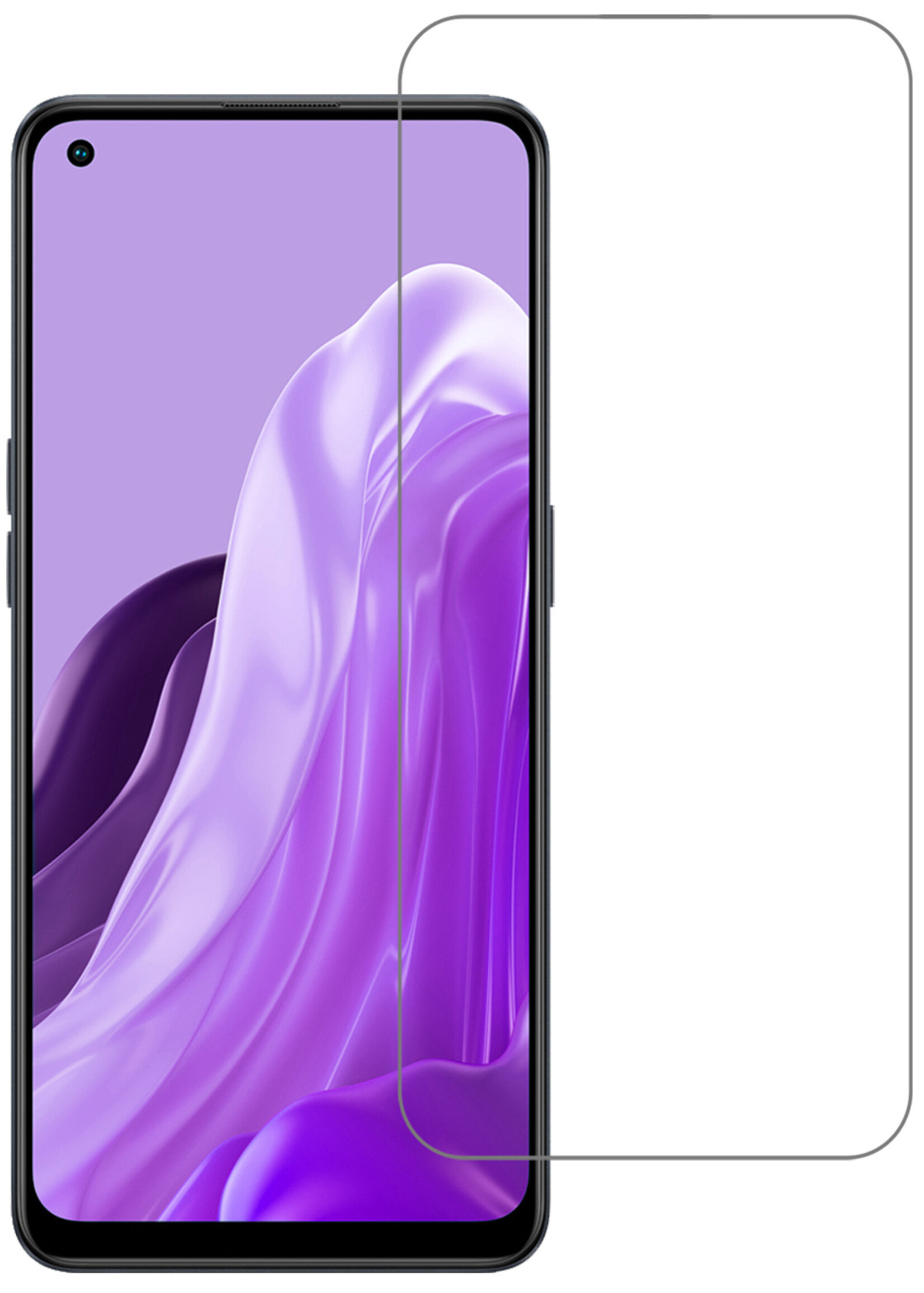 LUQ Screenprotector Geschikt voor OPPO Reno 8 Lite Screenprotector Beschermglas Gehard Glas - Screenprotector Geschikt voor OPPO Reno 8 Lite Screenprotector Glas