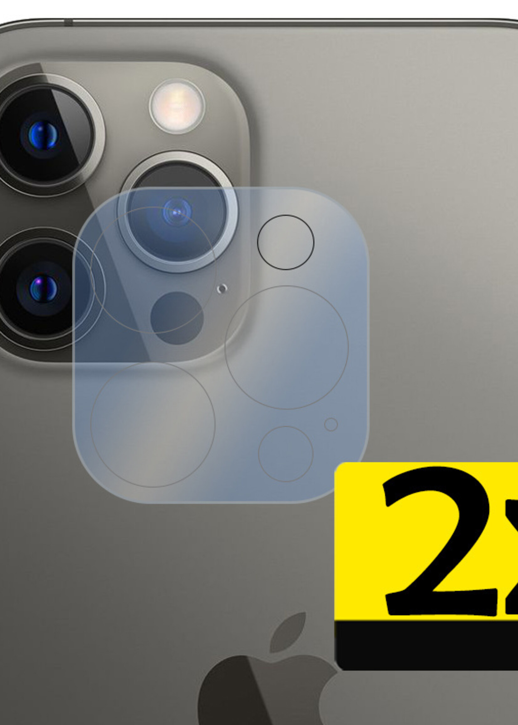 LUQ Screenprotector Geschikt voor iPhone 14 Pro Camera Screenprotector Tempered Glass - Screenprotector Geschikt voor iPhone 14 Pro Screenprotector Camera Screenprotector - 2 Stuks