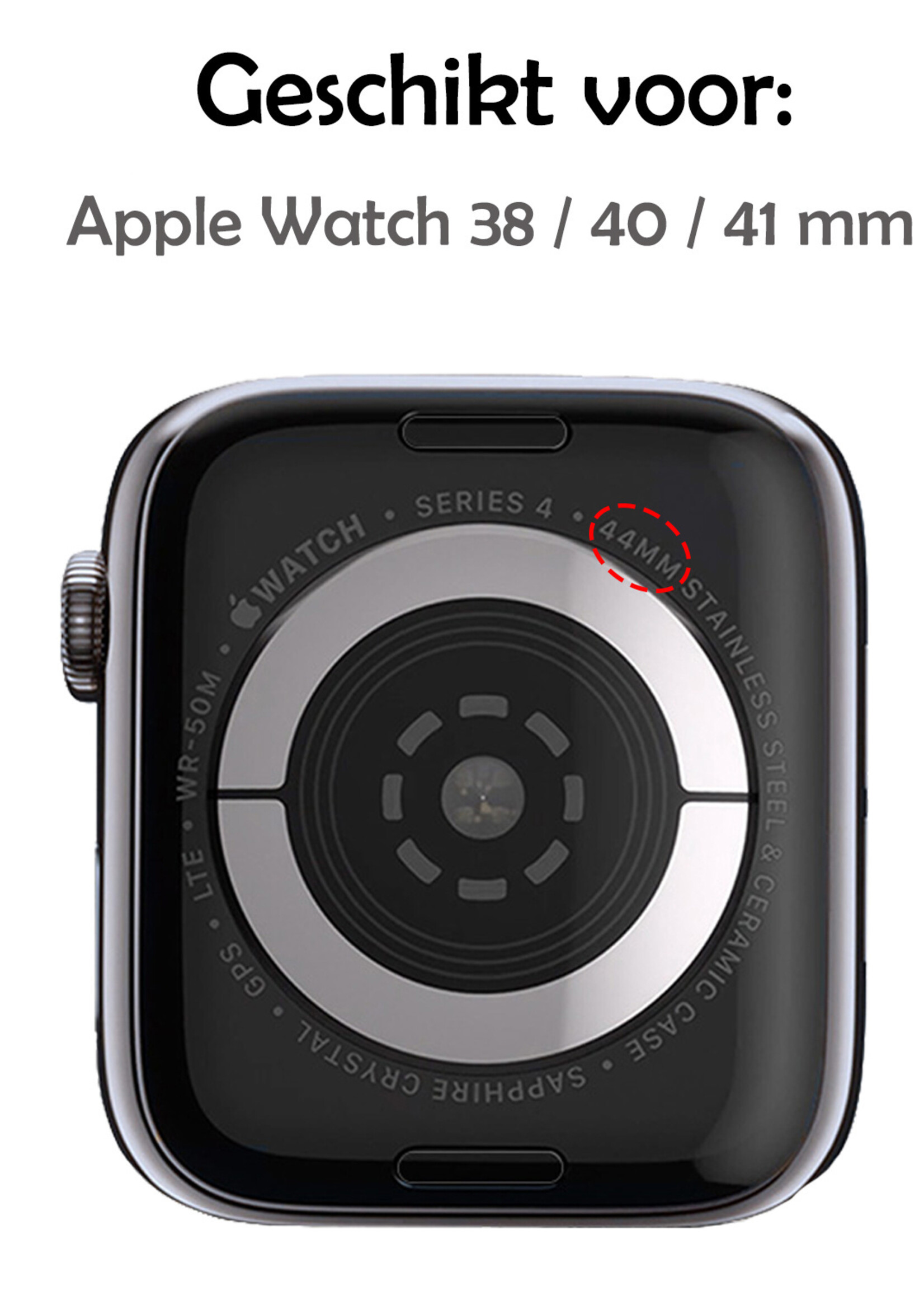 LUQ Horloge Bandje Geschikt voor Apple Watch 38/40/41 mm Bandje Nylon Polsband - Stoffen Bandje Geschikt voor Apple Watch 1-8 / SE (38/40/41 mm) Bandje - Bruin