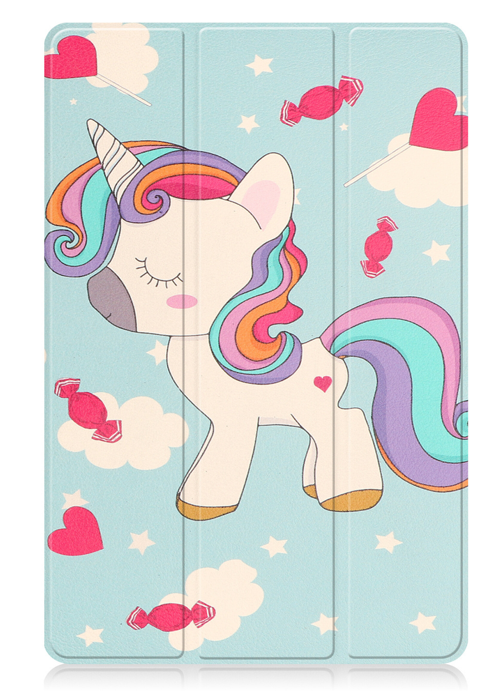 LUQ Hoes Geschikt voor Lenovo Tab P11 Pro Hoes Luxe Hoesje Case Met Uitsparing Geschikt voor Lenovo Pen Met Screenprotector - Hoesje Geschikt voor Lenovo Tab P11 Pro Hoes Cover - Eenhoorn