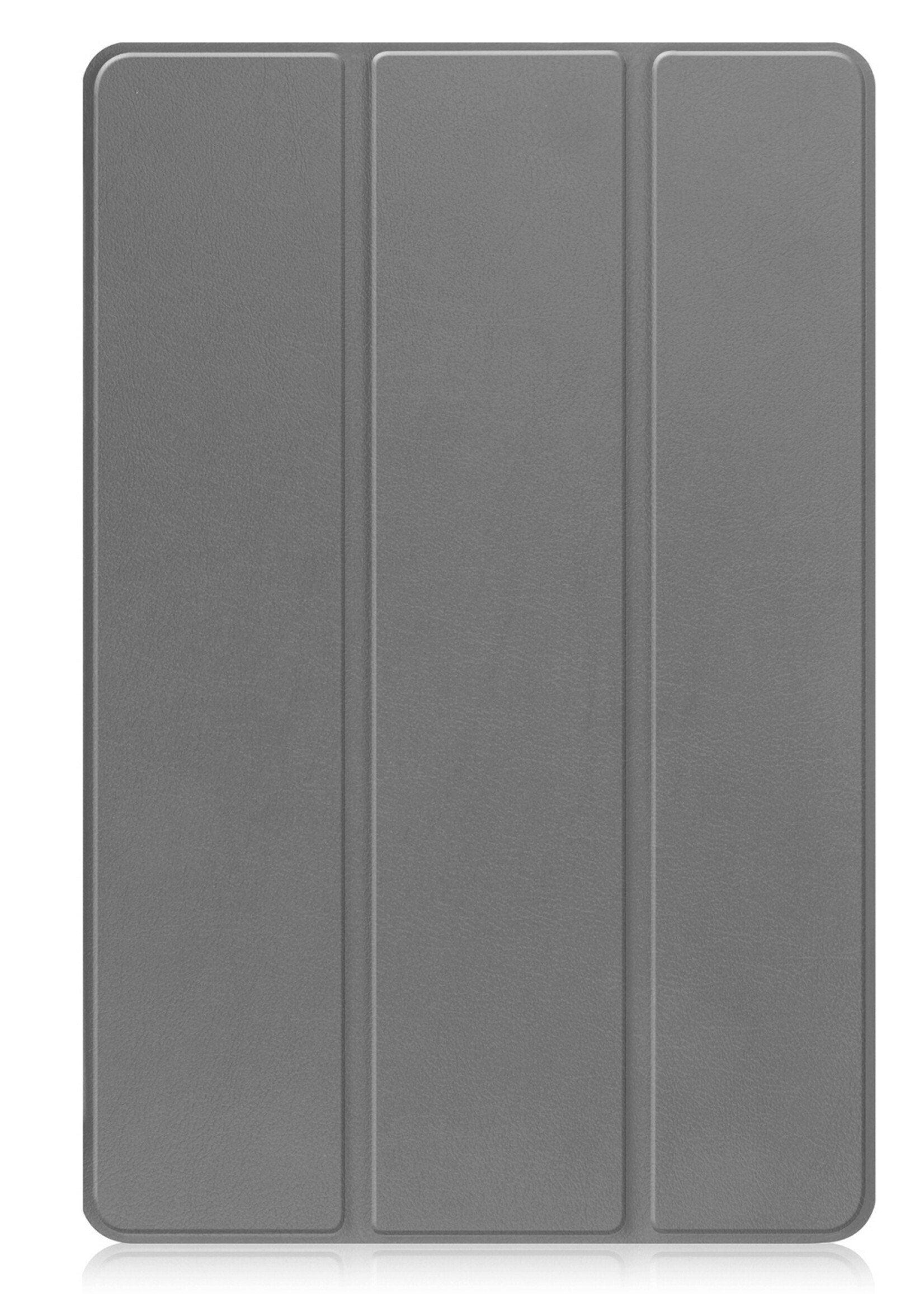 LUQ Hoes Geschikt voor Lenovo Tab P11 Pro Hoes Luxe Hoesje Case Met Uitsparing Geschikt voor Lenovo Pen Met Screenprotector - Hoesje Geschikt voor Lenovo Tab P11 Pro Hoes Cover - Grijs