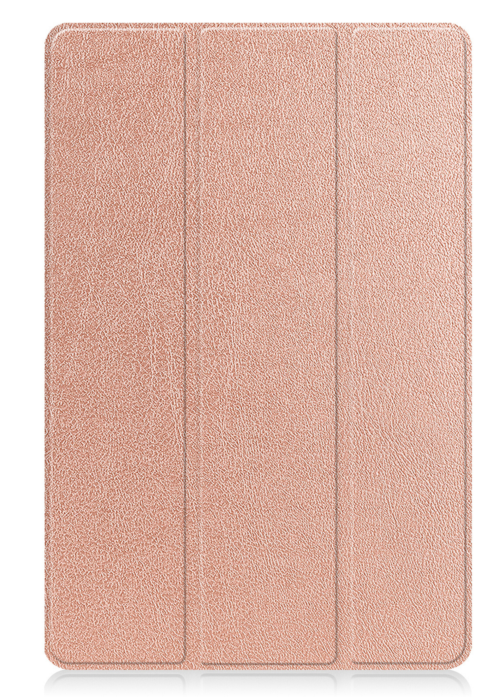 LUQ Hoes Geschikt voor Lenovo Tab P11 Pro Hoes Luxe Hoesje Case Met Uitsparing Geschikt voor Lenovo Pen Met Screenprotector - Hoesje Geschikt voor Lenovo Tab P11 Pro Hoes Cover - Rosé goud