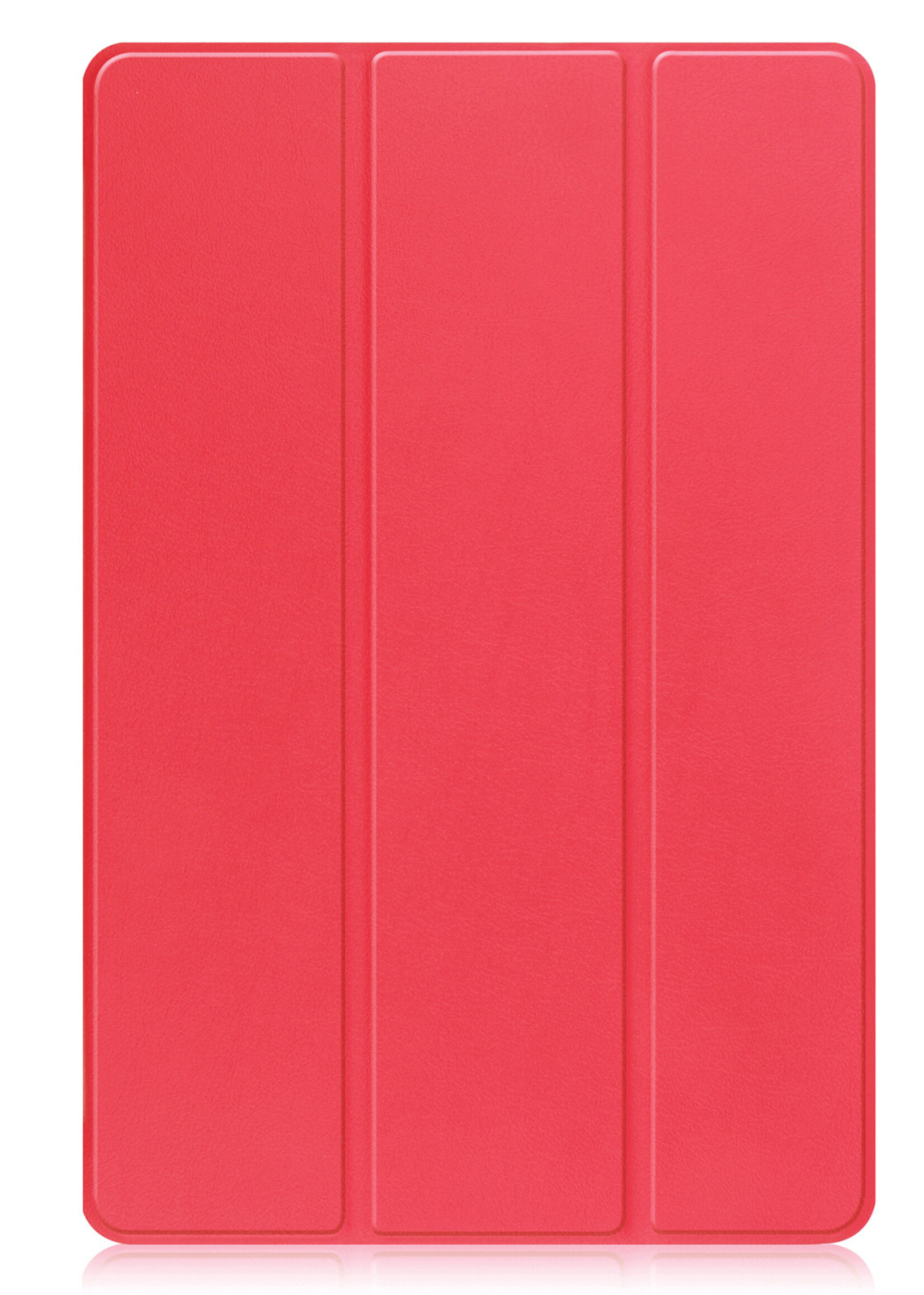 LUQ Hoes Geschikt voor Lenovo Tab P11 Pro Hoes Luxe Hoesje Case Met Uitsparing Geschikt voor Lenovo Pen Met Screenprotector - Hoesje Geschikt voor Lenovo Tab P11 Pro Hoes Cover - Rood