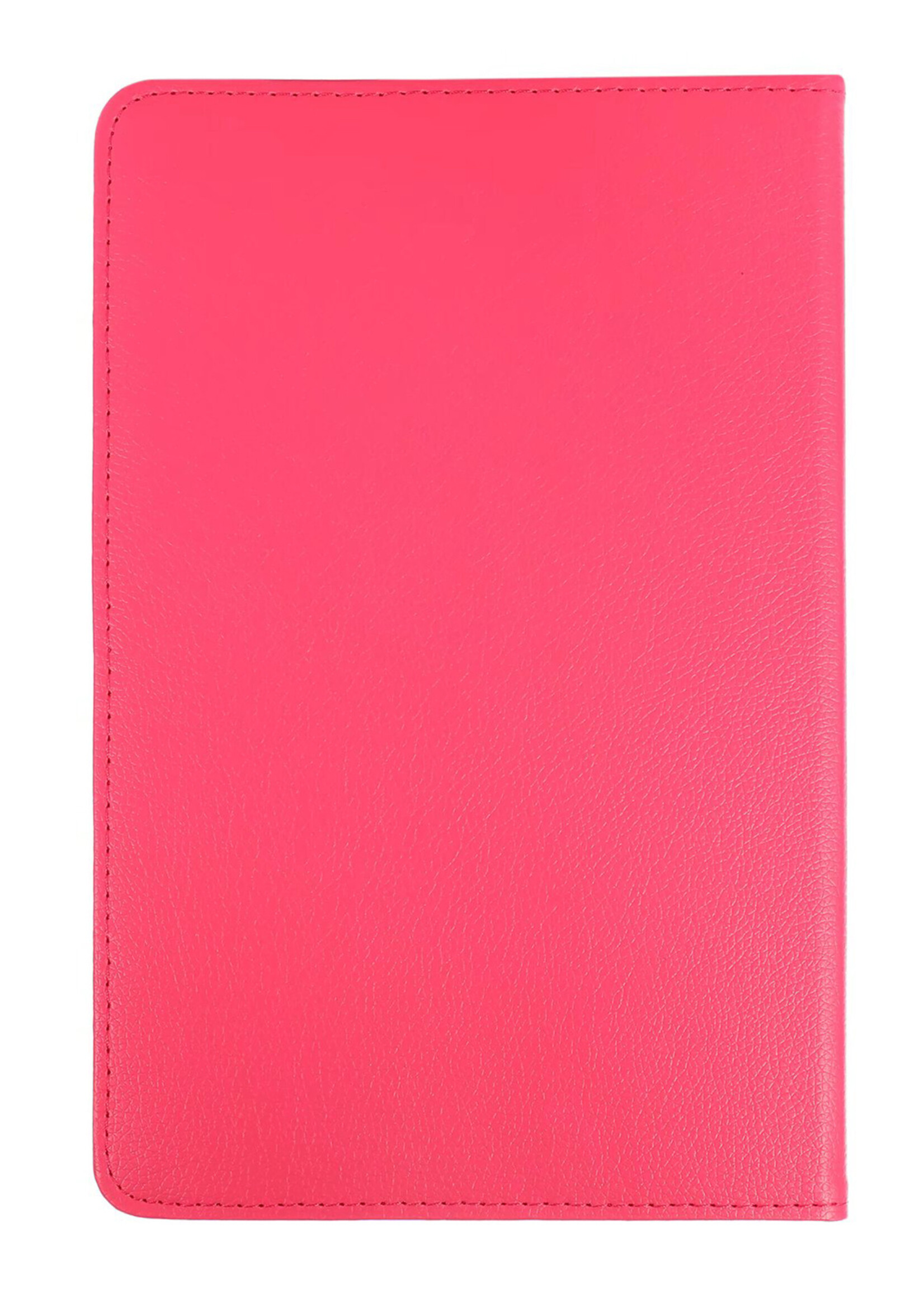 LUQ Hoes Geschikt voor Samsung Galaxy Tab A8 Hoes 360 Draaibaar Hoesje Case - Hoesje Geschikt voor Samsung Tab A8 Hoes Cover - Donkerroze