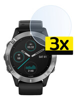 LUQ LUQ Garmin Fenix 6X Pro Screenprotector - 3 PACK