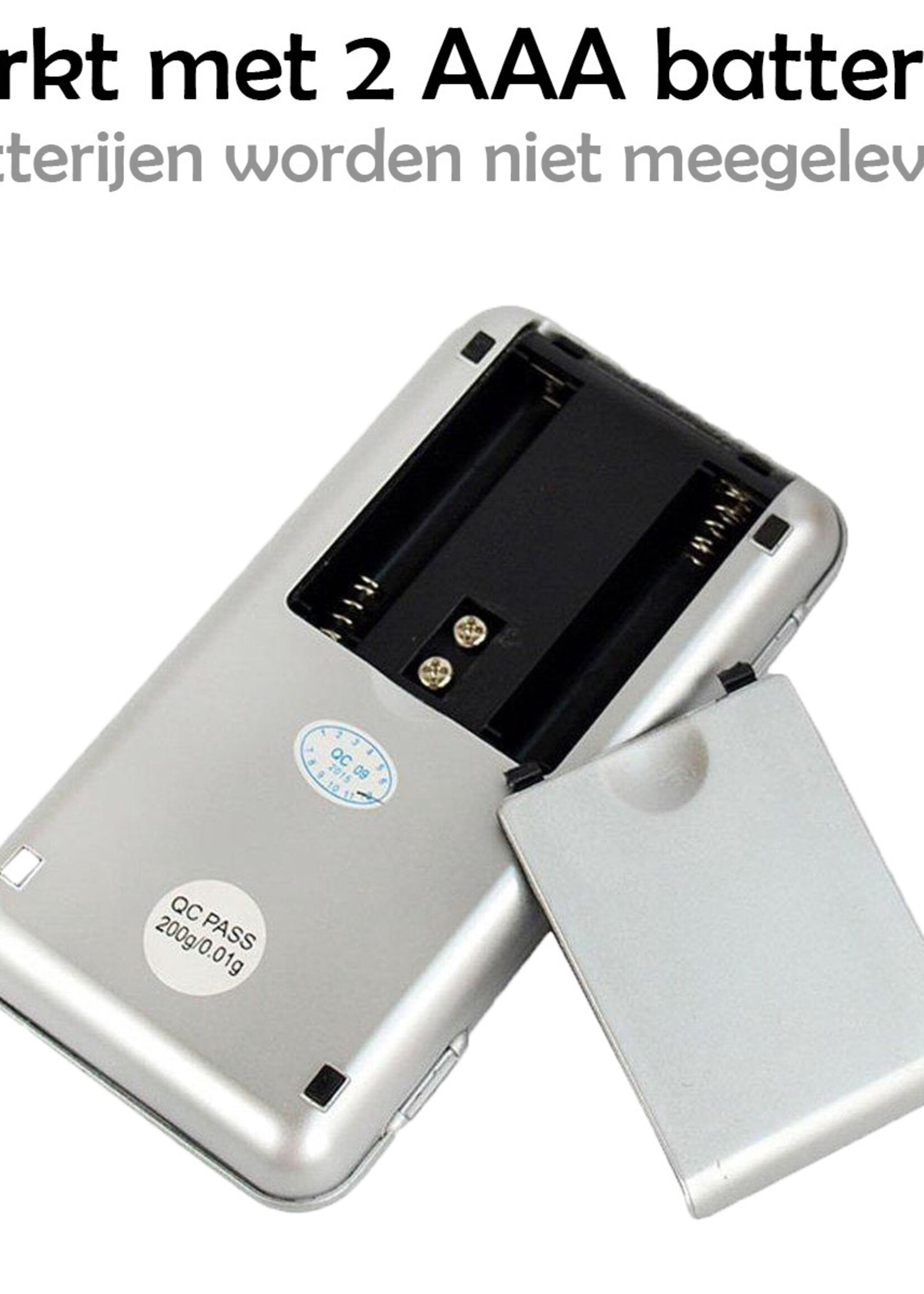 LUQ Precisie Keukenweegschaal Digitaal Pocket Weegschaal 0,01 - 200 gram