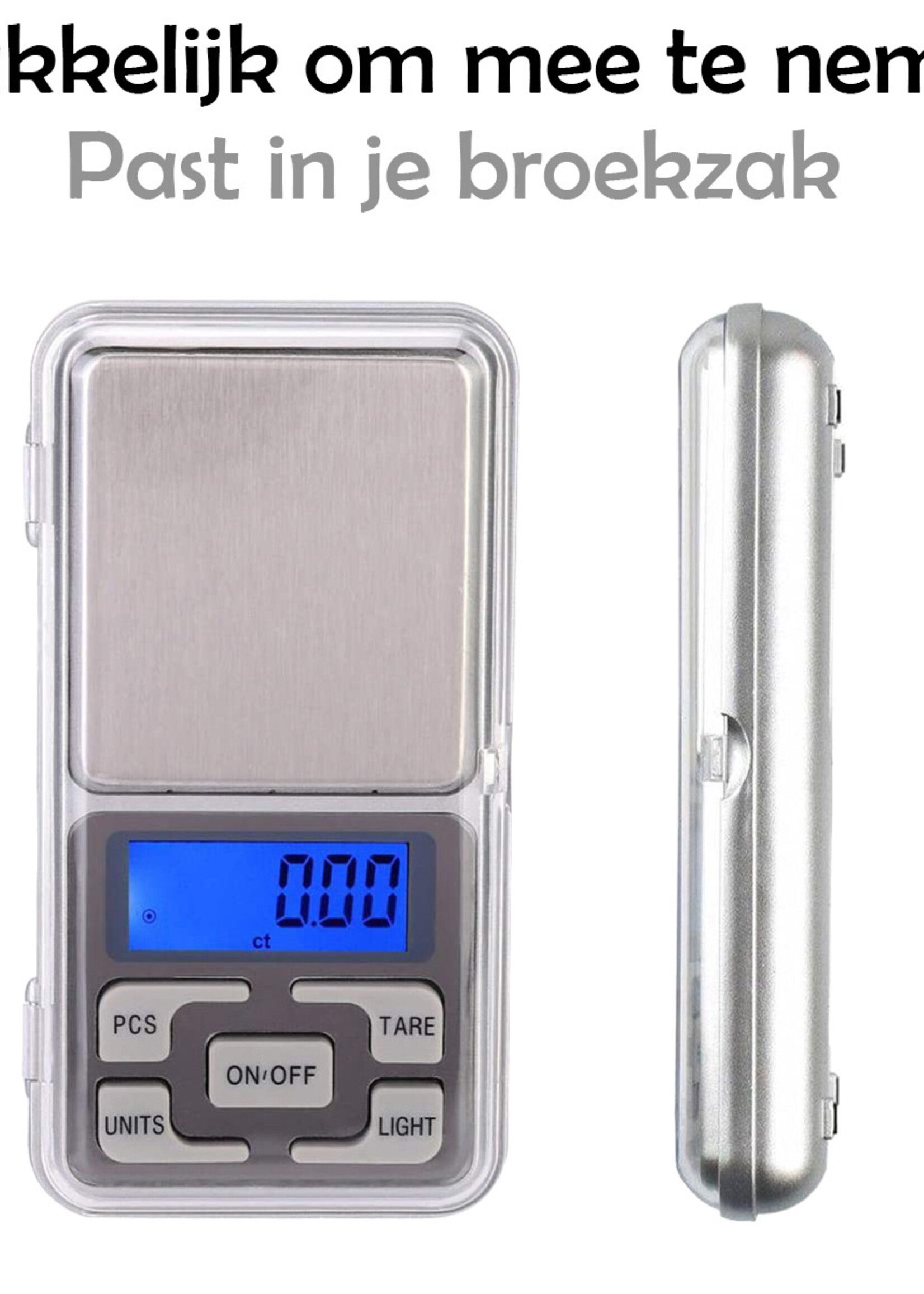 LUQ Precisie Keukenweegschaal Digitaal Pocket Weegschaal 0,01 - 200 gram