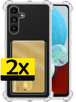 LUQ LUQ Samsung Galaxy A32 4G Hoesje Shockproof Pashouder - 2 PACK