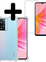 LUQ LUQ OPPO A57s Hoesje Shockproof Met Screenprotector