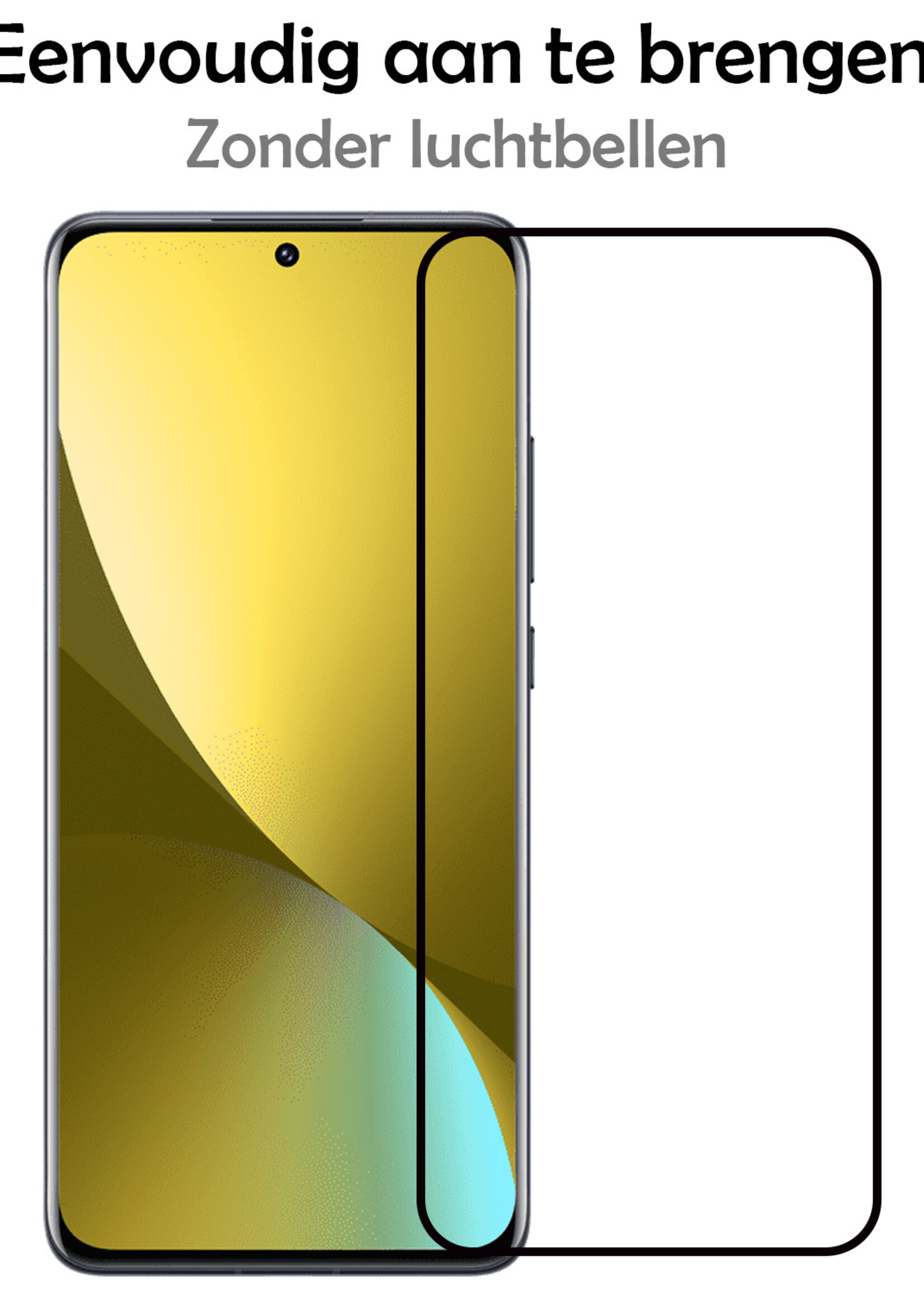 LUQ Hoesje Geschikt voor Xiaomi 12 Hoesje Siliconen Case Met 2x Screenprotector - Hoes Geschikt voor Xiaomi 12 Hoes Siliconen - Roze