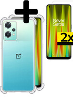 LUQ LUQ OnePlus Nord CE 2 Lite Hoesje Shockproof Met 2x Screenprotector