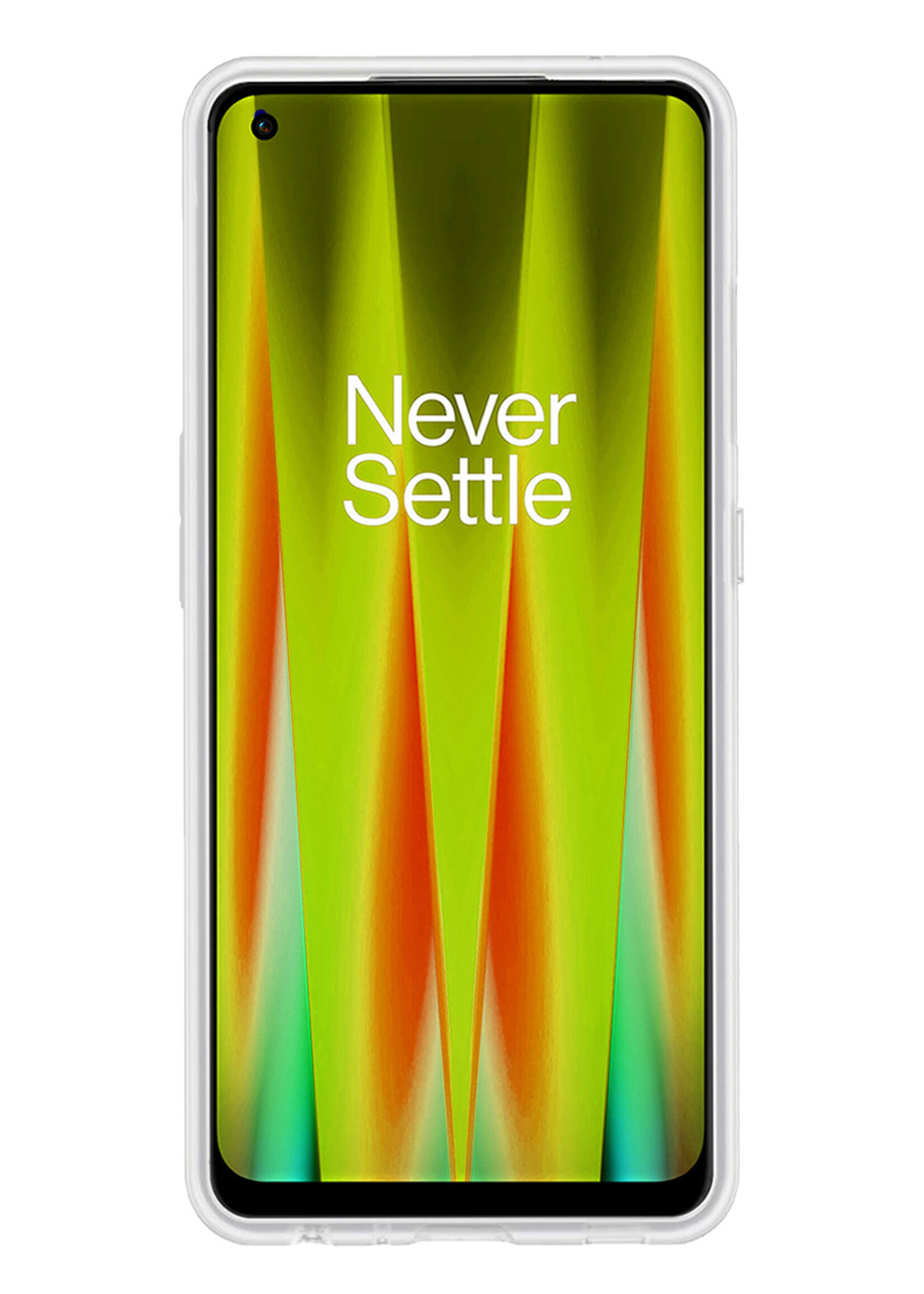 LUQ Hoesje Geschikt voor OnePlus Nord CE 2 Lite Hoesje Siliconen Case Met 2x Screenprotector - Hoes Geschikt voor OnePlus Nord CE 2 Lite Hoes Siliconen - Transparant