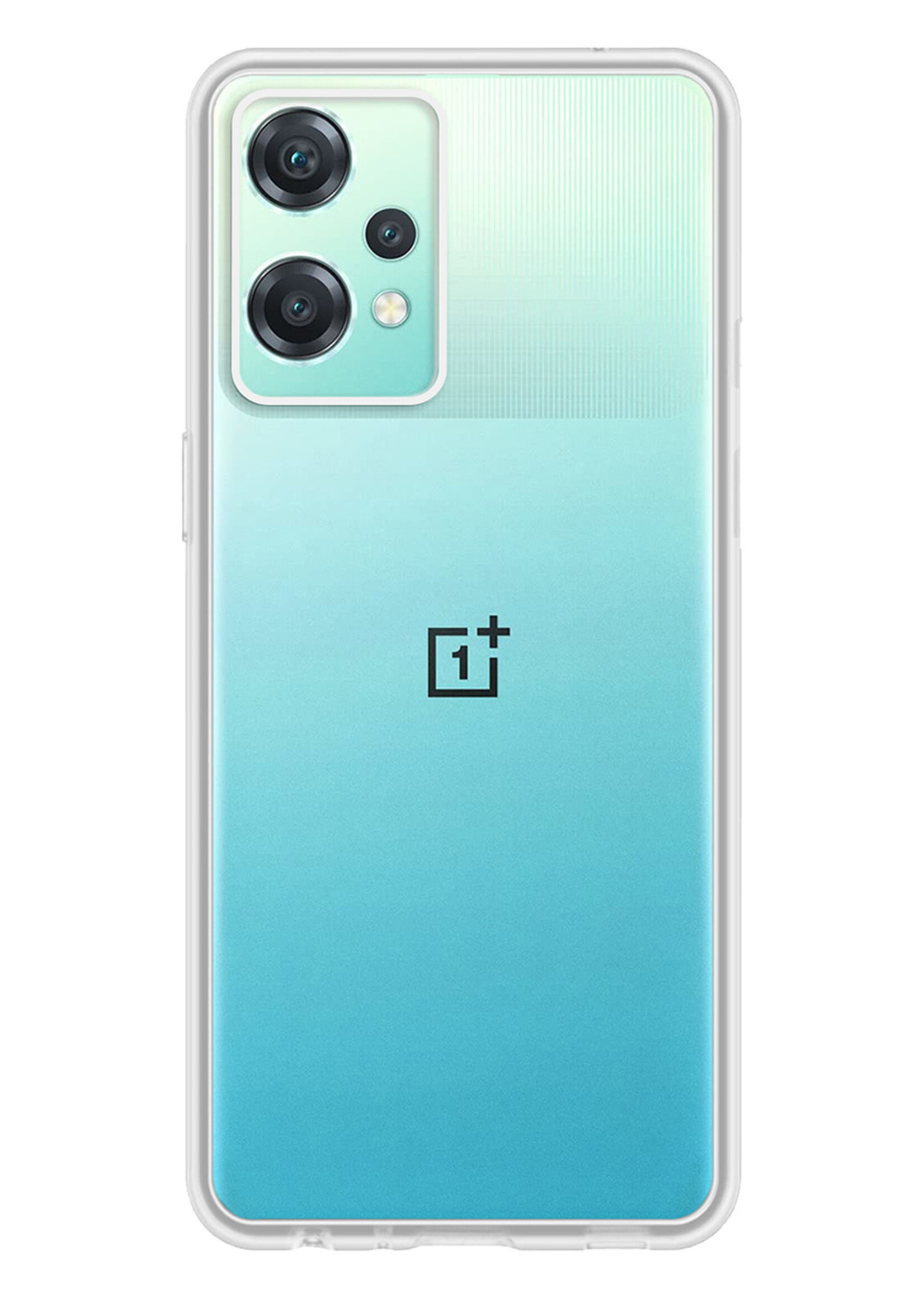 LUQ Hoesje Geschikt voor OnePlus Nord CE 2 Lite Hoesje Siliconen Case Met 2x Screenprotector - Hoes Geschikt voor OnePlus Nord CE 2 Lite Hoes Siliconen - Transparant