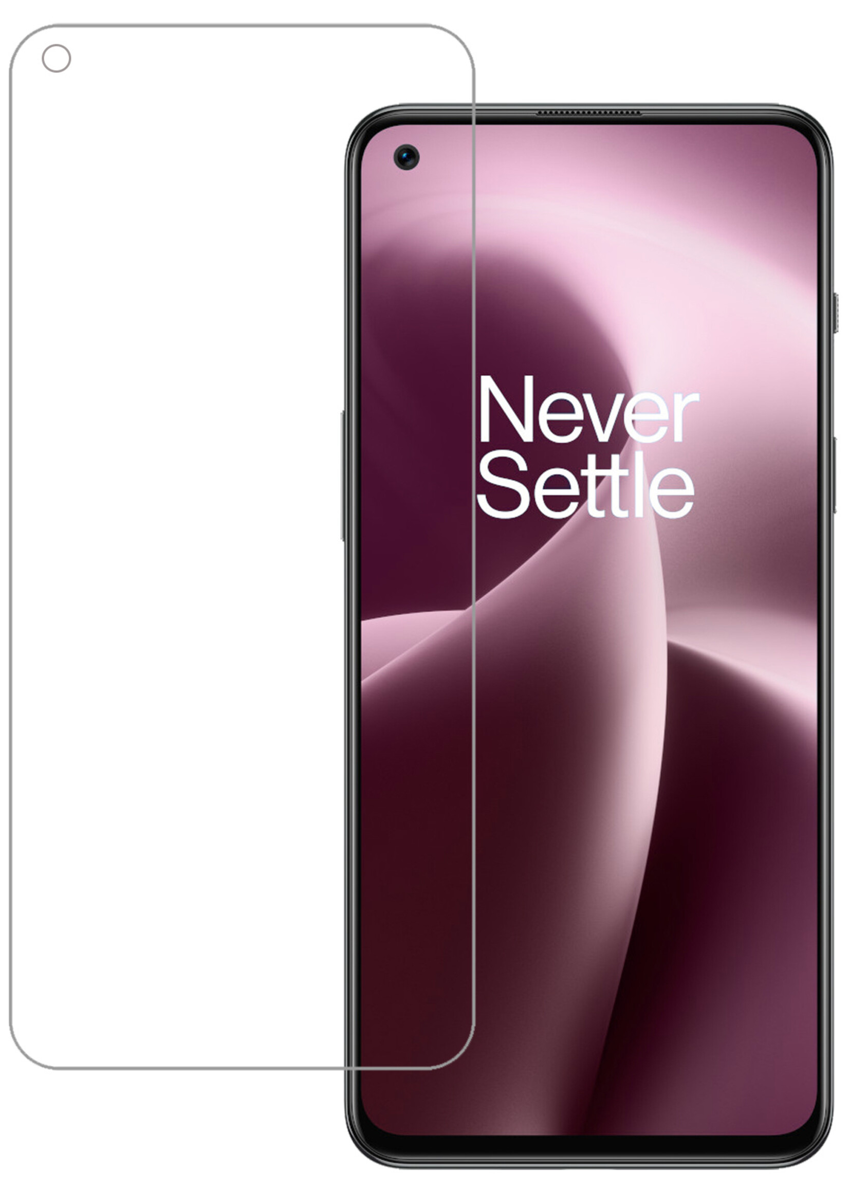 LUQ Screenprotector Geschikt voor OnePlus Nord 2T Screenprotector Beschermglas Gehard Glas - Screenprotector Geschikt voor OnePlus Nord 2T Screenprotector Glas