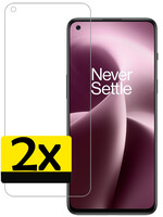 LUQ LUQ OnePlus Nord 2T Screenprotector Glas - 2 PACK