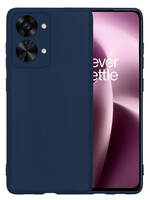 LUQ LUQ OnePlus Nord 2T Hoesje Siliconen - Donkerblauw