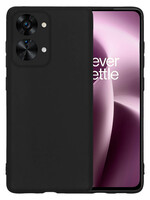 LUQ LUQ OnePlus Nord 2T Hoesje Siliconen - Zwart