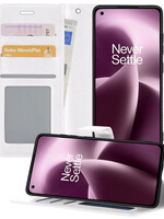 LUQ LUQ OnePlus Nord 2T Hoesje Bookcase - Wit