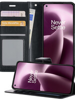 LUQ OnePlus Nord 2T Hoesje Bookcase - Zwart